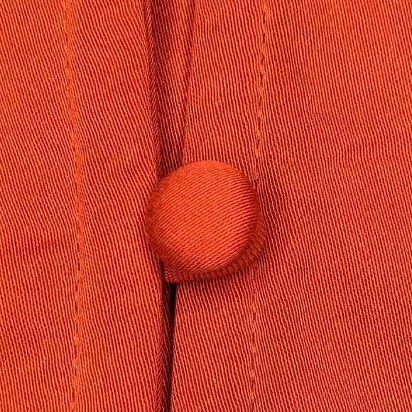 J Jill Top Rust 2X Soft Luxe Button-Front Shirt Intense Rust Flowy Office Classy - Picture 4 of 13